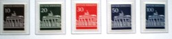 N504-10 / Germany 1966 Brandenburg Gate stamp series postal clear