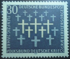 N586 / Germany 1969 preservation of the German war graves stamp postal clear