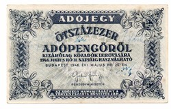 500.000    Adópengő    1946