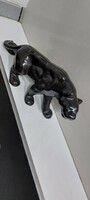 Ceramic black panther