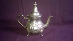 Antique, marked metal tea or coffee pot