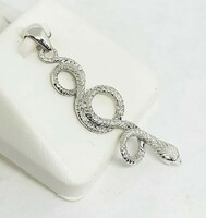 Silver snake pendant, 925 silver new jewelry