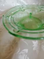 Zöld kis talpas tányér
