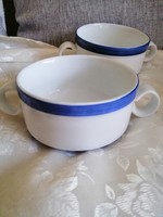 Pair of Dutch soup cups