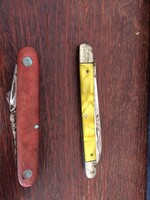 2 pocket knives in one Gerlach Polish and Talan Bulgarian or Soviet Russian sickle hammer in the other