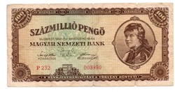 100,000,000 Pengő 1946