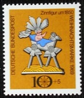 N610 / Germany 1969 Christmas stamp postal clear