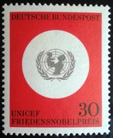 N527 / Germany 1966 umicef stamp postal clear