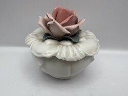 Old, retro porcelain bonbonier, 10 x 9 cm. 5093