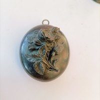 Antique Biedermeier mourning jewelry, pendant