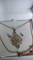 Afrodite bijou fashion jewelry earrings necklace pendant set