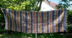 Handwoven wool carpet / tapestry