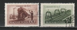 Stamped Hungarian 1961 mpik 1321-1322 price 120 ft.