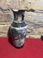 Japán váza, sérült, hiányos