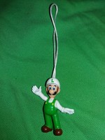 Cute super luigi - nintendo plastic keychain - phone ornament figure according to the pictures