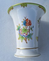 Herendi, Viktoria mintás öblös váza, 18 cm-es