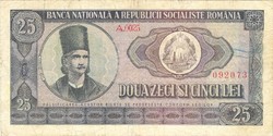 25 Lei 1966 Romania 3.