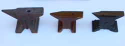 3 anvils for sale together. (Instrumentalist, goldsmith, watchmaker)