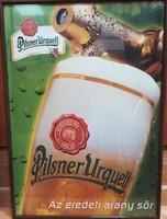 Wall advertisement of Pilsner urquel beer