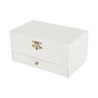 White jewelry box with drawers (231556)