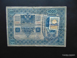 1000 Korona 1902 Serbian-Slovenian-Croatian stamp + stamping ! Rr 03