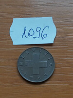 Switzerland 2 rappen 1963 bronze 1096