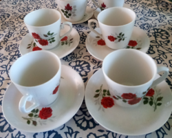 4. Personal Bavarian cup + saucer, + sugar container, kiontoxx