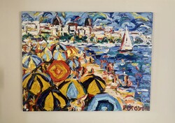 Medgyessy-Kovács Gyula Cote d’ Azur, nagy méret!