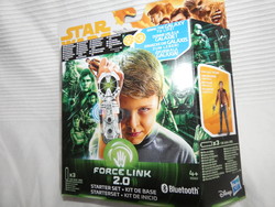 Star wars: force link 2.0 starter set and han solo figure - hasbro - unopened, factory set.