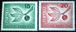 N483-4 / Germany 1965 europa cept set of stamps postal clear