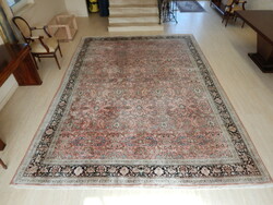 Valódi kashmír selyem 305x425 cm kézi csomózású perzsa szőnyeg. Exrtra nagy méretű!