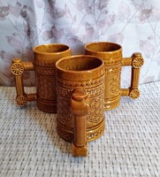 Three Romanian ceramic jugs