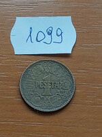 Spain 1 peseta 1944 aluminum bronze francisco franco 1099
