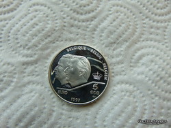 Belgium silver 5 ecu 1997 pp 23.12 Grams