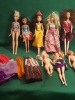 Barbie dolls and clothes