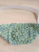 Crochet belt bag mini mint