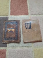 Retro - handmade leather book cover