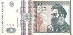 500 lei 1992 Románia 4. gyönyörű