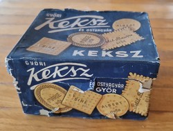 Rare Győr biscuit paper box