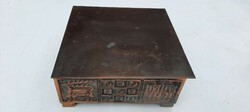Zoltán Pap industrial artist bronze table offering box