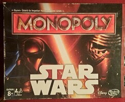 Monopoly star wars board game incomplete, for replacement.