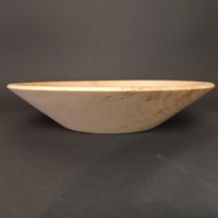 Walnut bowl without turned gesture (dark part).