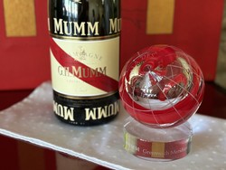 Millennium rarity in g.H. From Mumm champagne house - decorative glass from Murano for champagne lovers