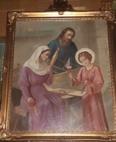 The Holy Family with blondel frame 59x69