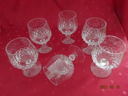 Four-piece crystal glass, height 13 cm, diameter 6.5 cm. 4 units for sale. He has!