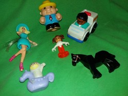 Retro quality - lego, mattel, disney - vehicle - figure package in one as shown in the pictures