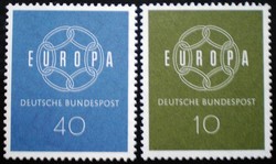N320-1 / Germany 1959 europa cept set of stamps postal clear