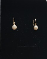 Beautiful opal-brill white gold earrings