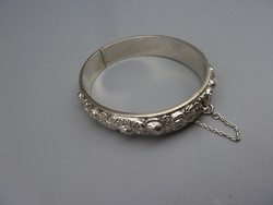 Antique Art Nouveau silver bracelet
