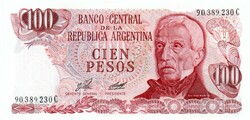 100 Argentine pesos
